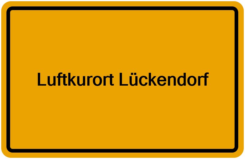 Handelsregisterauszug Luftkurort Lückendorf
